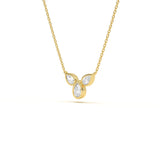 Trinity Pear Diamond Pendant