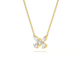 Celeste Floral Diamond Pendant