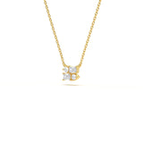 Classic Emerald Diamond Pendant