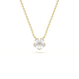 Clover Pear Diamond Pendant
