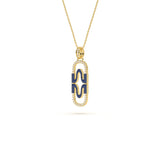 MIJA Pave Enamel Pendant