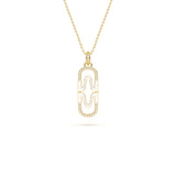 MIJA Pave Enamel Pendant