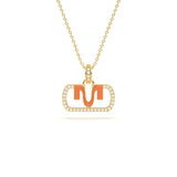 MIJA Enamel Diamond Pendant
