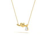 Pear Diamond Knot Pendant