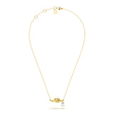 Pear Diamond Knot Pendant