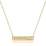 Pear Accent Diamond Pendant