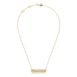 Pear Accent Diamond Pendant
