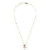 ‘I’ Diamond Enamel Pendant