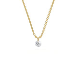 Round 0.25ct Floating Diamond Pendant