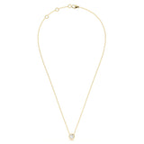 Bezel Round 1 ct Diamond Pendant