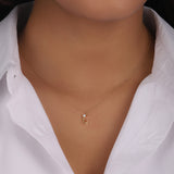 G Diamond Initial Pendant