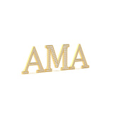 Custom Initial Brooch