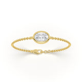 Round Bezel Diamond Bracelet