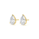 Classic Pear 4 ct Diamond Studs