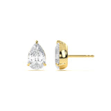 Classic Pear 4 ct Diamond Studs