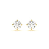 Classic Round 1 ct Diamond Studs
