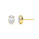 Classic Oval 2 ct Diamond Studs
