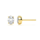 Classic Oval 1 ct Diamond Studs