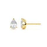 Classic Pear 1 ct Diamond Studs