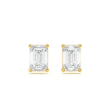 Classic Emerald 1 ct Diamond Studs