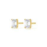 Classic Emerald 1 ct Diamond Studs