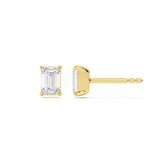 Classic Emerald 1 ct Diamond Studs