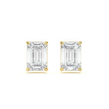 Classic Emerald 4 ct Diamond Studs