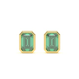 Classic Emerald Statement Studs