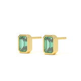Classic Emerald Statement Studs