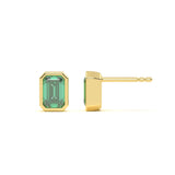 Classic Emerald Statement Studs