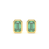 Classic Emerald Studs