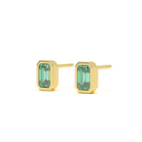 Classic Emerald Studs