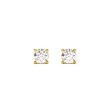 Custom Round Solitaire Studs