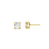 Custom Round Solitaire Studs