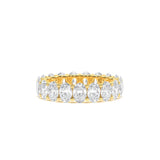 Custom 5 Carat Oval Eternity Band