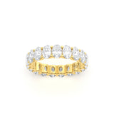 Custom 5 Carat Oval Eternity Band