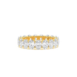 Custom 5-Carat Oval Eternity Band