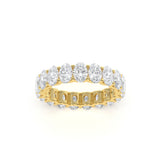 Custom 5-Carat Oval Eternity Band