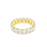 Custom 5-Carat Oval Eternity Band