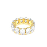 Custom 9.3 Carat Oval Eternity Band
