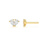 Pear Toi moi Diamond Stud
