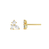 Multi-Cut Diamond Stud Earrings