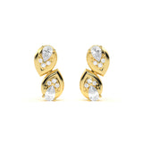 Pear Shape Diamond Studs