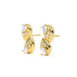 Pear Shape Diamond Studs