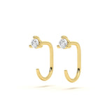 Single Solitaire Diamond Stud