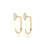 Round Solitaire Diamond Studs