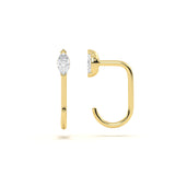 Round Solitaire Diamond Studs