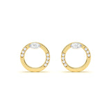 Marquise Diamond Solitaire Stud
