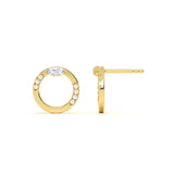 Marquise Diamond Solitaire Stud