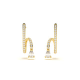 Pear Bloom Diamond Earring